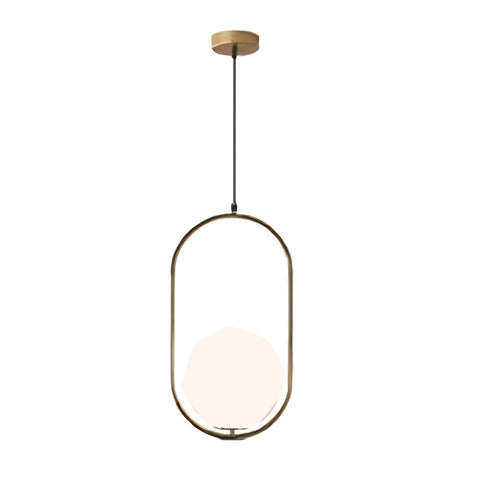 BowLift | Elegant Pendant Light | Hanging Lamp Brass 15 cm Metal