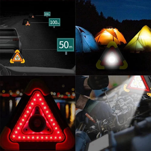 BowLift | LED Emergency Light Triangle Solar Safety Lamp