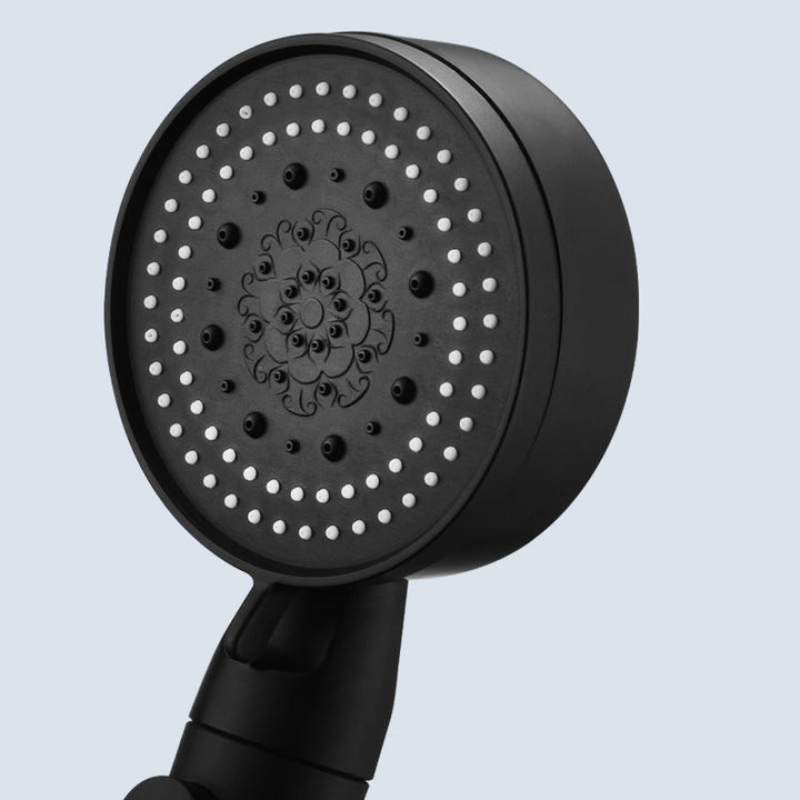 BowLift | Modern Shower Head Adjustable Spray Pattern Round Plastic Hand Shower
