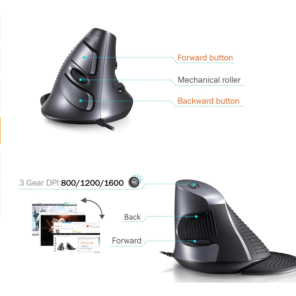 BowLift | Vertical Mouse for Better Health
