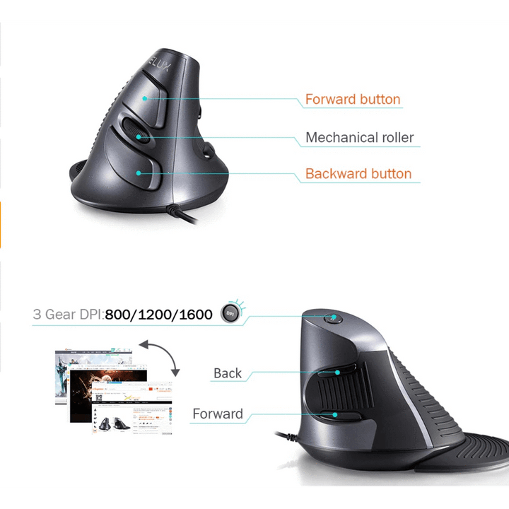 BowLift | Vertical Mouse for Better Health