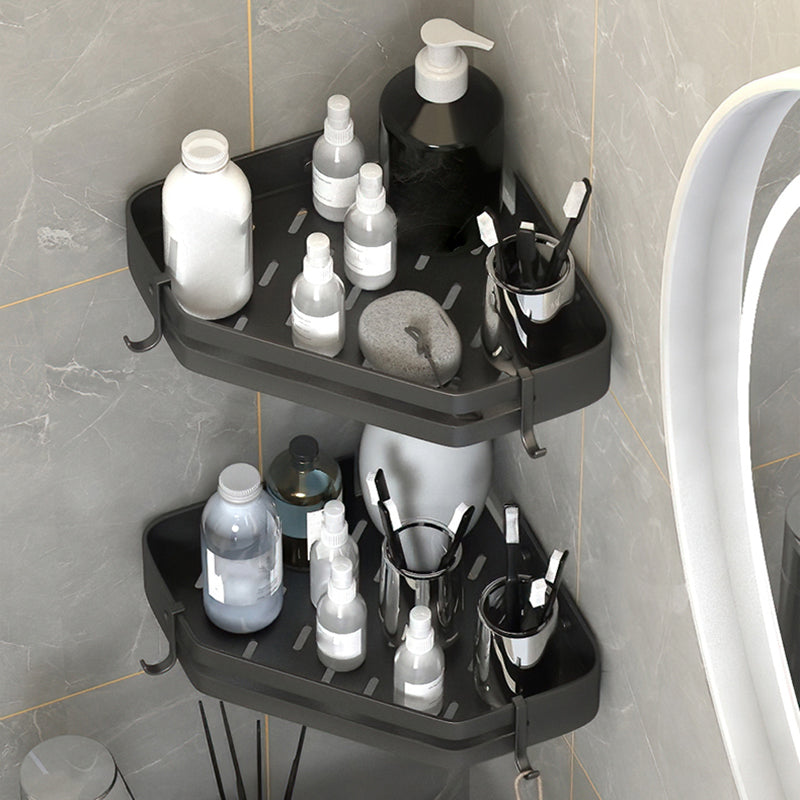 BowLift | Modern 2/3-piece Bathroom Set Stainless Steel Triangle Bath Shelf made of Aluminum