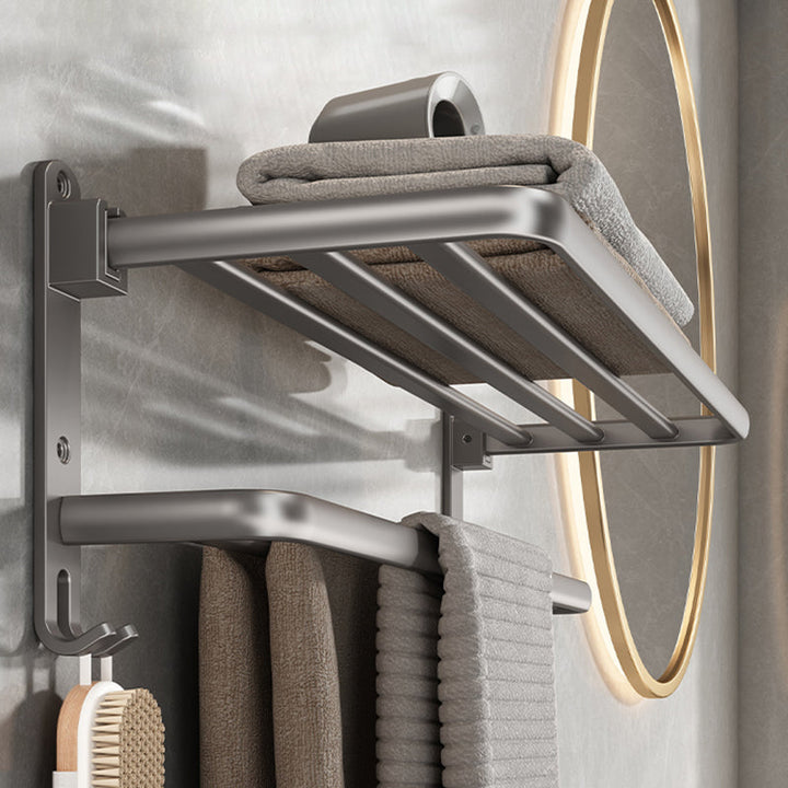BowLift | Modern Bathroom Accessory Hardware Set Gray Bathroom Accessories