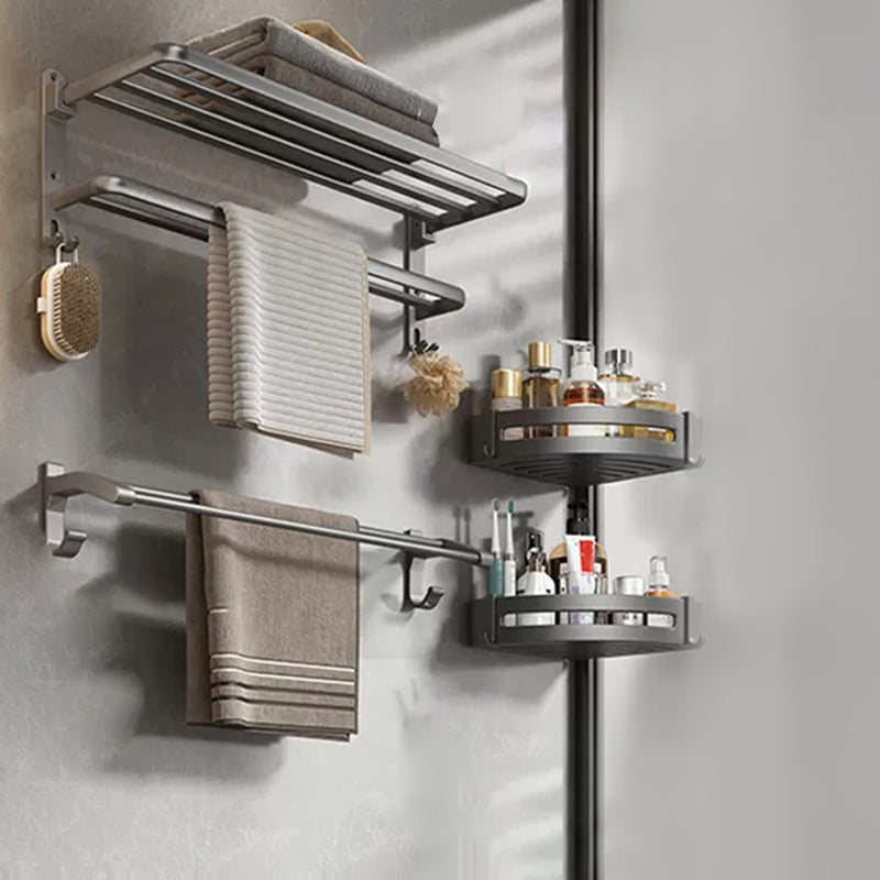BowLift | Modern Bathroom Accessory Hardware Set Gray Bathroom Accessories