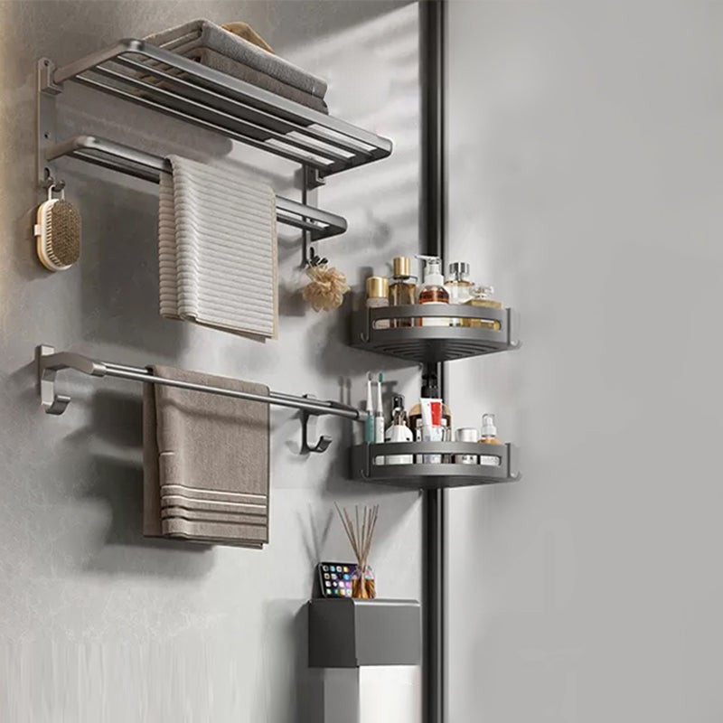 BowLift | Modern Bathroom Accessory Hardware Set Gray Bathroom Accessories