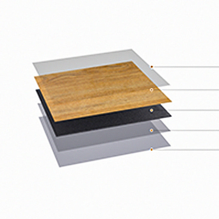 BowLift | Modern Peel and Stick Tiles PVC Wood Look Stain Resistant Vinyl Plank