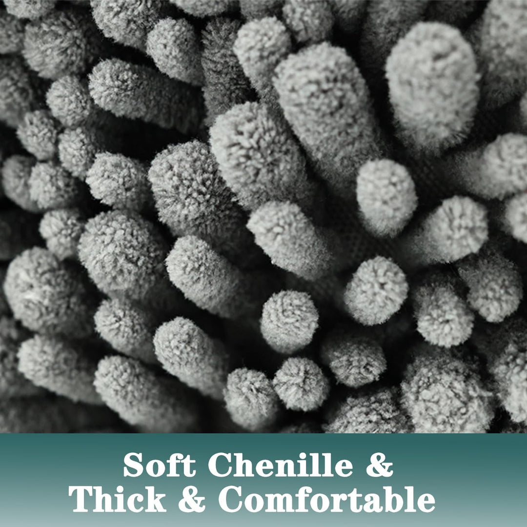 Thick microfiber bath mat - Soft, absorbent, non-slip - Perfect for bathroom and bedroom | Bowlift