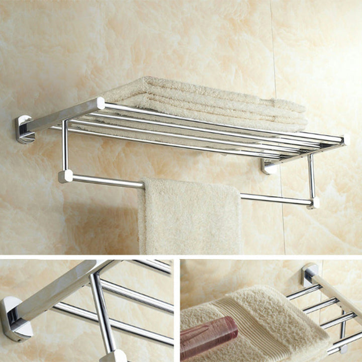 BowLift | Modern bathroom accessory set paper holder towel bar stainless steel bathroom set