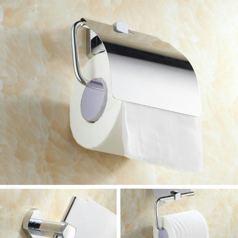 BowLift | Modern bathroom accessory set paper holder towel bar stainless steel bathroom set