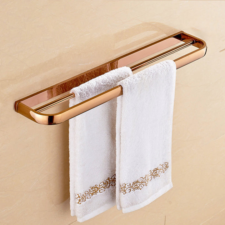 BowLift | 6-piece Bathroom Accessory Set Vintage Brass Bath Hardware Set