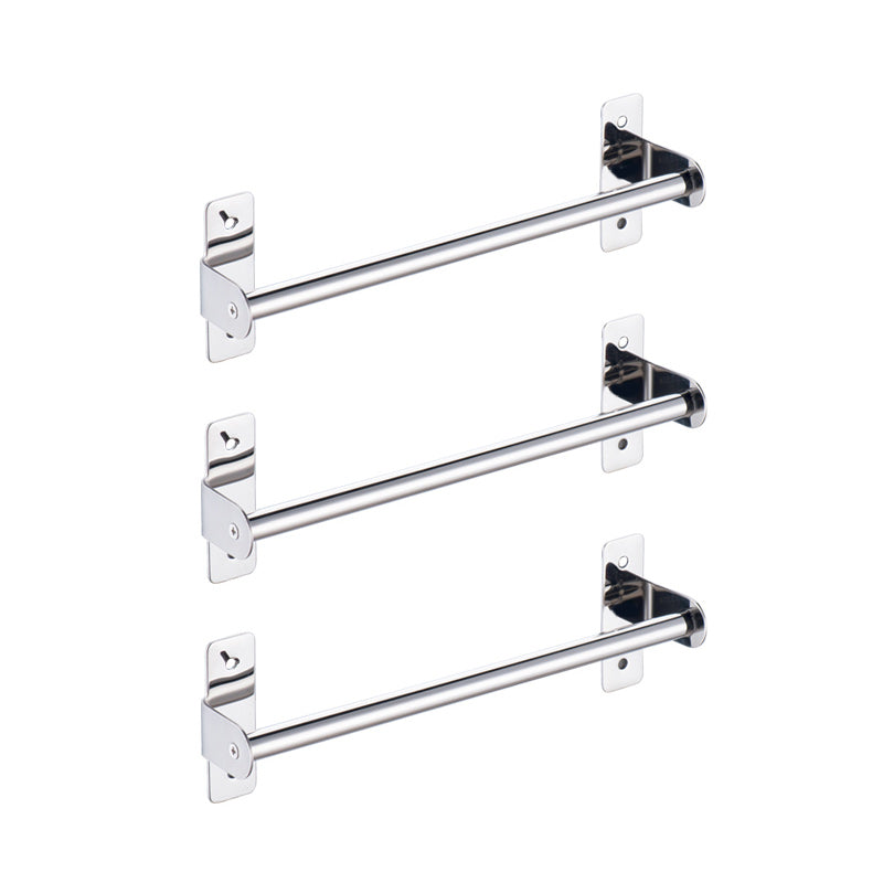 BowLift | 3-piece Stainless Steel Bathroom Accessory Set Modern Chrome Object Stand