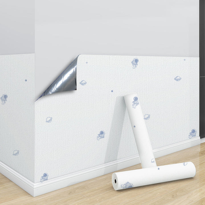 BowLift | PVC Wall Panel for Stripping and Installing Cartoon Print Matte Texture Wall Covering for the Living Room