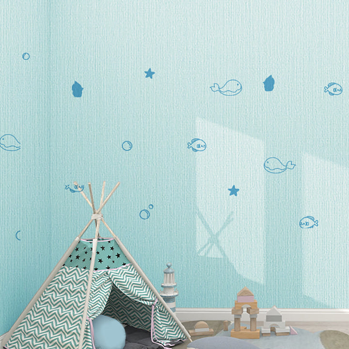 BowLift | PVC Wall Panel for Stripping and Installing Cartoon Print Matte Texture Wall Covering for the Living Room