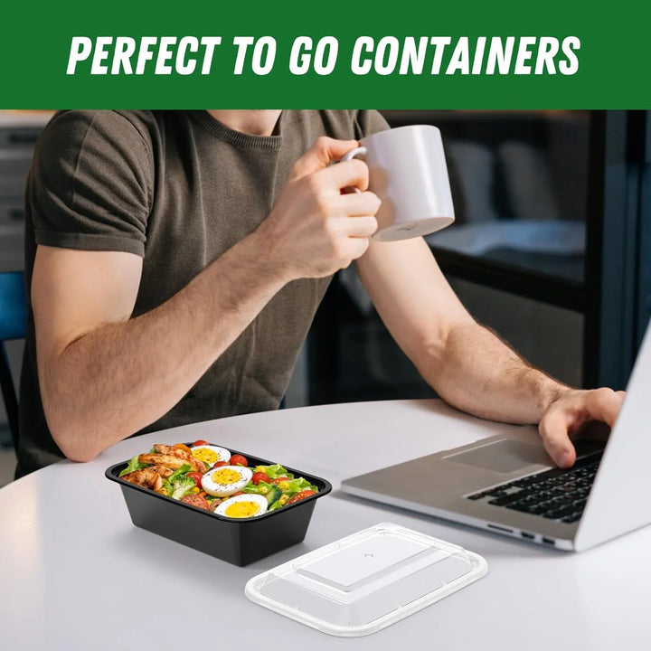 BowLift | 50-piece Meal Prep Container Set with Lid – Ideal for Meal Preparation