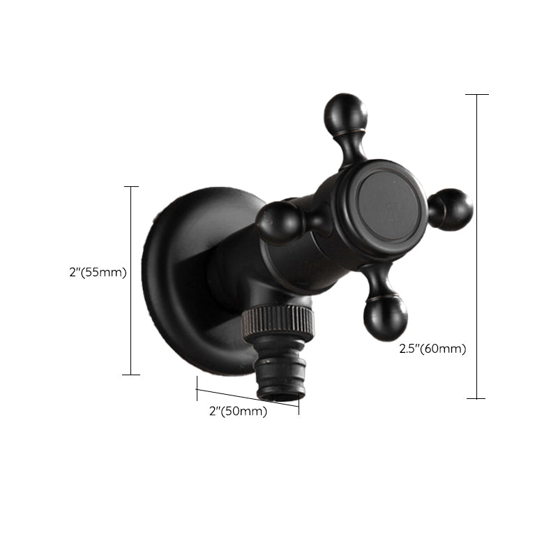 BowLift | Wide Bathroom Sink Faucet Wall-Mounted Cross Handle Faucet
