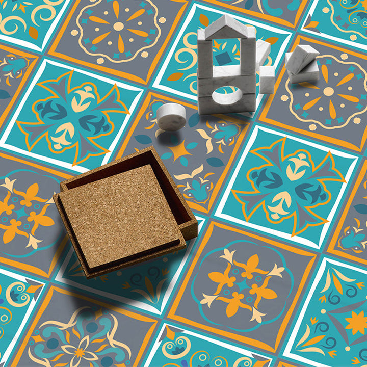 BowLift | PVC peel and stick backsplash mosaic tiles wallpaper with square shape