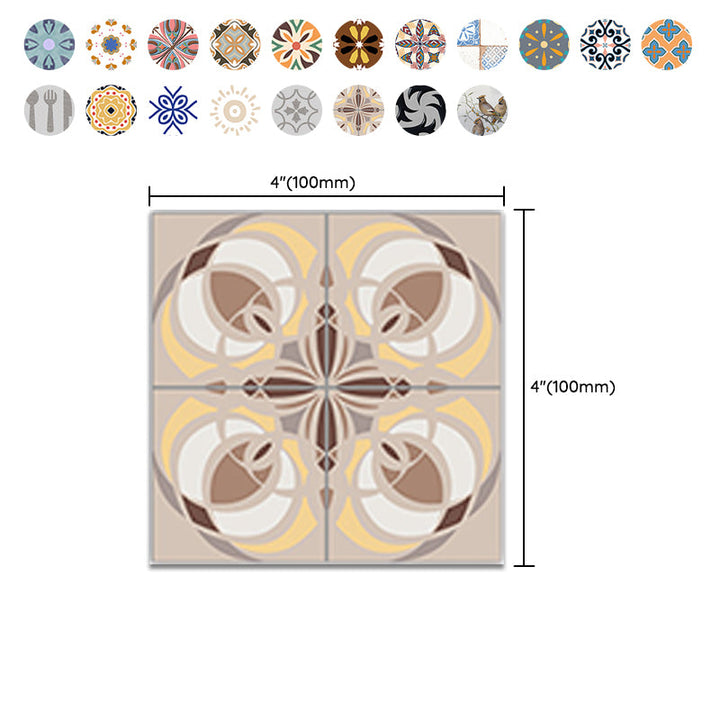 BowLift | PVC peel and stick backsplash mosaic tiles wallpaper with square shape