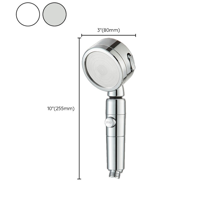 BowLift | Contemporary 3 Jet Shower Head Adjustable Spray Pattern Rotatable Handheld Shower