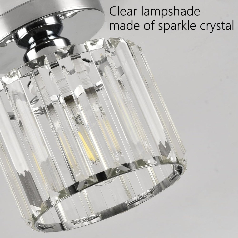 BowLift | Ceiling Light Crystal Flush Mount Modern Fixture