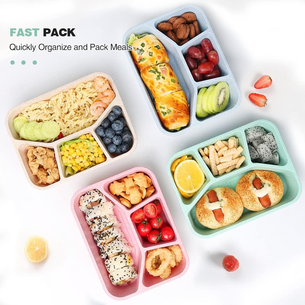 BentoBox – Set van 4 Snacks Dozen met Compartimenten Bowlift