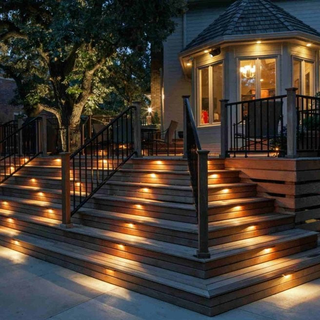 Solar-Powered Stair Lighting - SoliStep | Bowlift