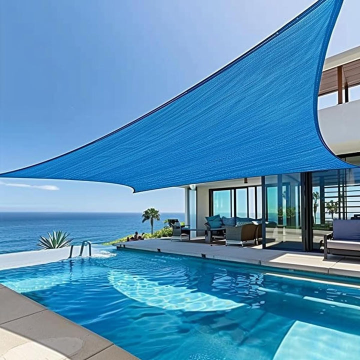 BowLift | Rectangular sun sail – UV-resistant sun protection sail with rope
