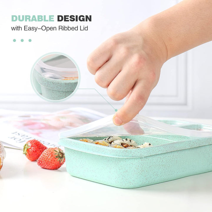 BentoBox – Set van 4 Snacks Dozen met Compartimenten Bowlift