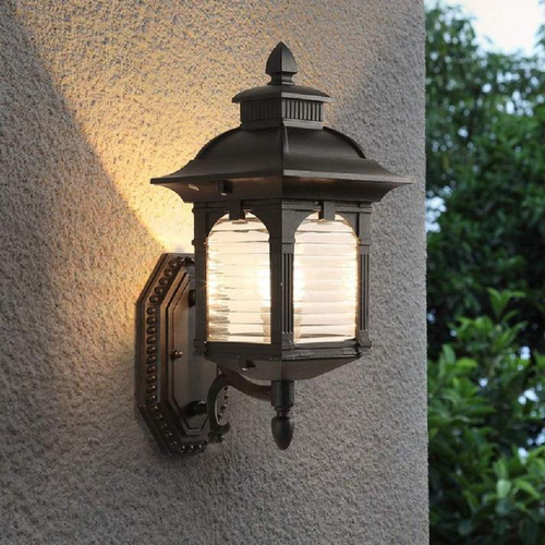 BowLift | Antique Wall Light Outdoor Black