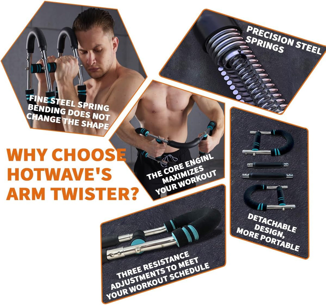 TwisterFlex – Verstelbare Trainingsbar voor Kracht en Flexibiliteit Bowlift
