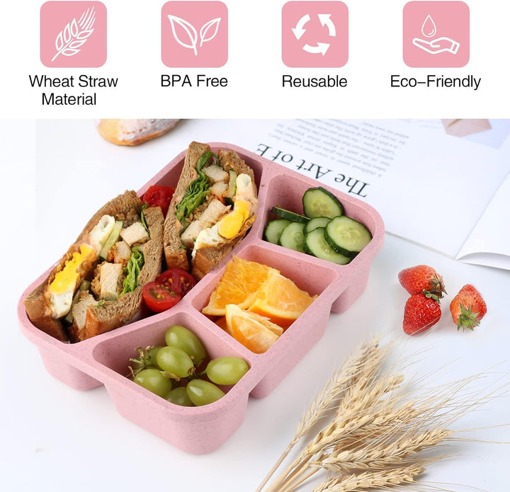 BentoBox – Set van 4 Snacks Dozen met Compartimenten Bowlift
