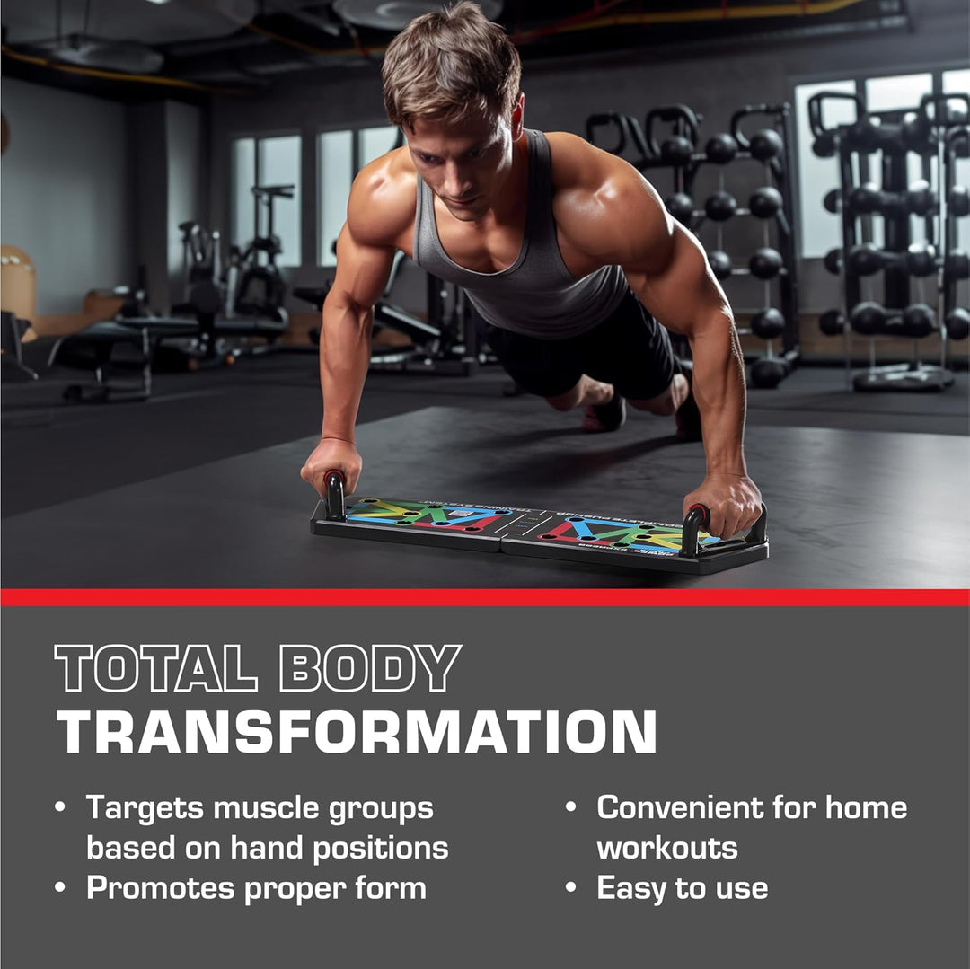 FlexiFit - Vouwbaar Push-Up Trainingsbord met Kleurcodering Bowlift
