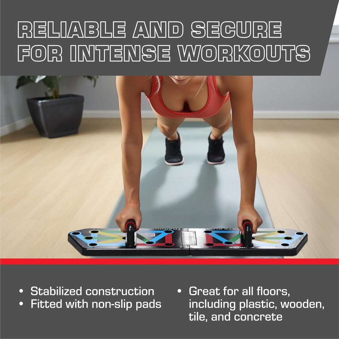 FlexiFit - Vouwbaar Push-Up Trainingsbord met Kleurcodering Bowlift