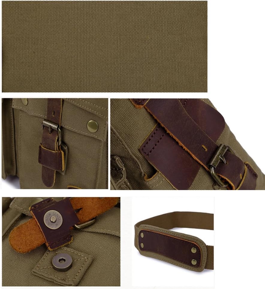 RetroCarry Bag – Vintage Canvas Shoulder Bag for Laptops Bowlift