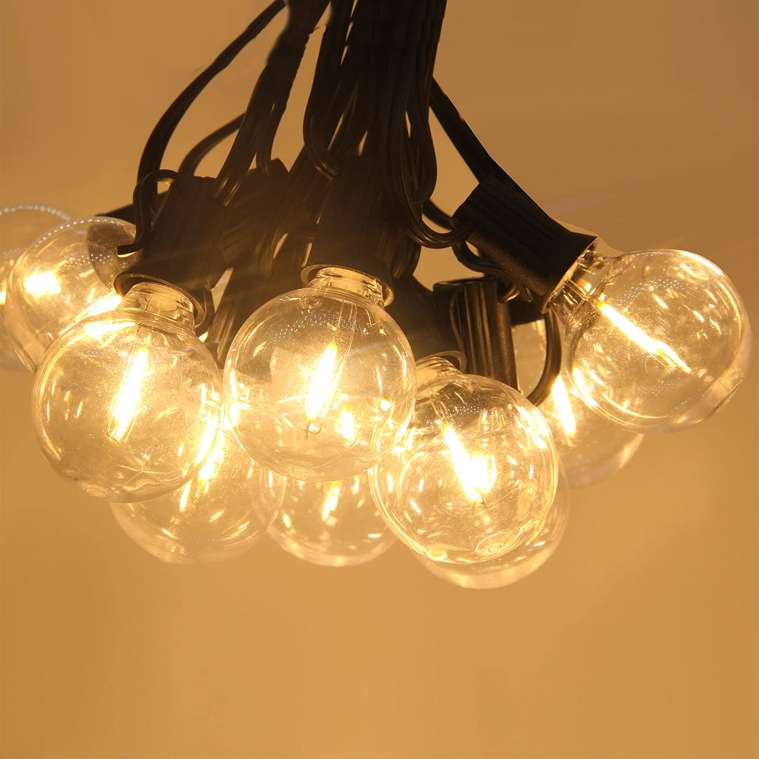 BowLift | LumiSolar | Solar String Lights G40 – Weatherproof & Energy Saving