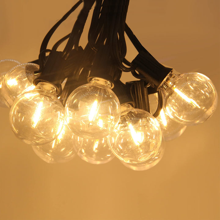 BowLift | LumiSolar | Solar String Lights G40 – Weatherproof & Energy Saving