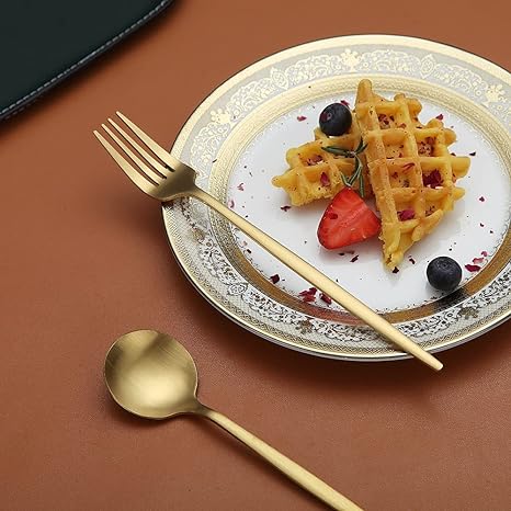 BowLift | Minimalist Luxury Cutlery Set – 20 pieces, Titanium & Stainless Steel