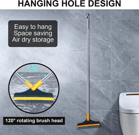 BowLift | LuxiClean Double-Action Floor Scrub Brush | Effortless cleaning and sweeping for a sparkling finish