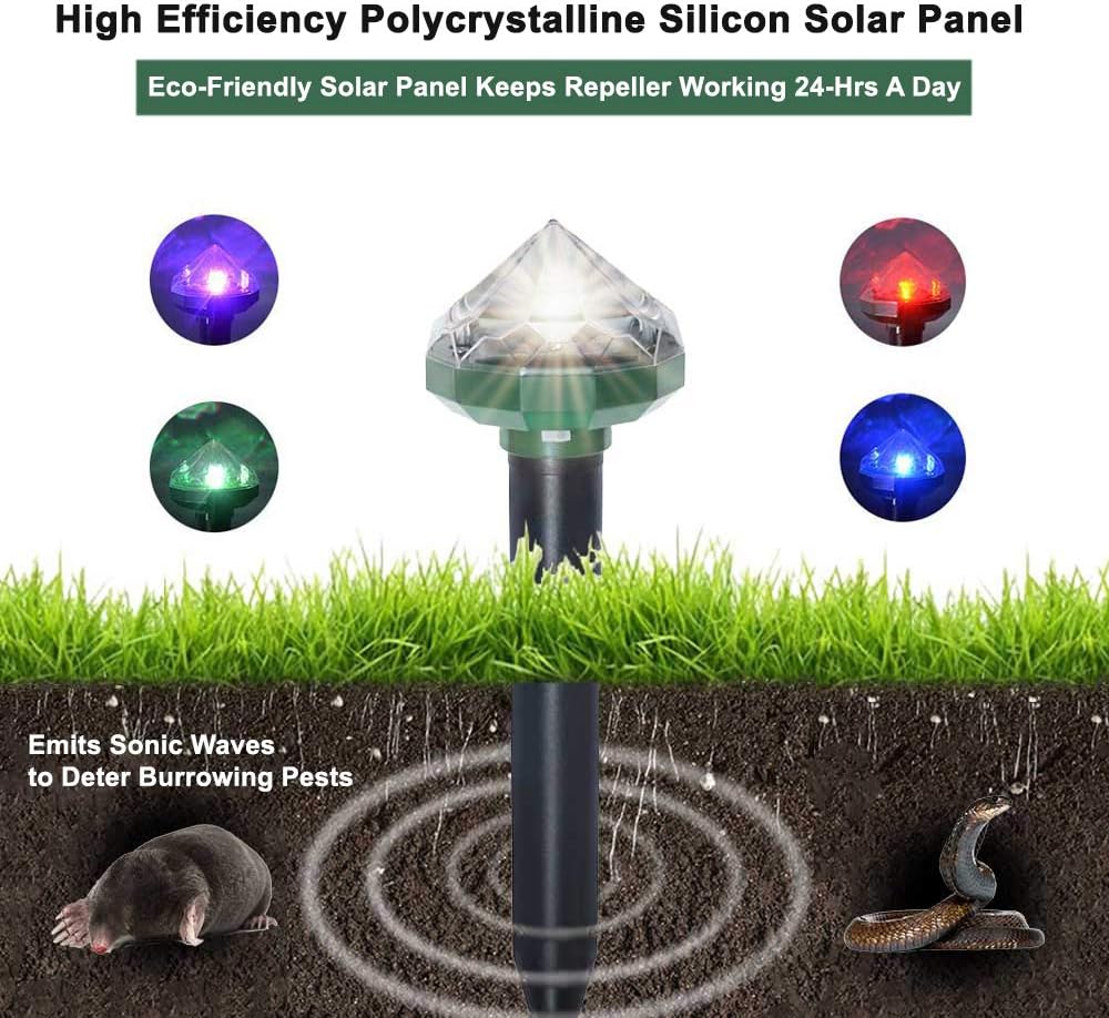 BowLift | Solar-powered animal repeller for garden and yard – Environmentally friendly protection against mice and rodents