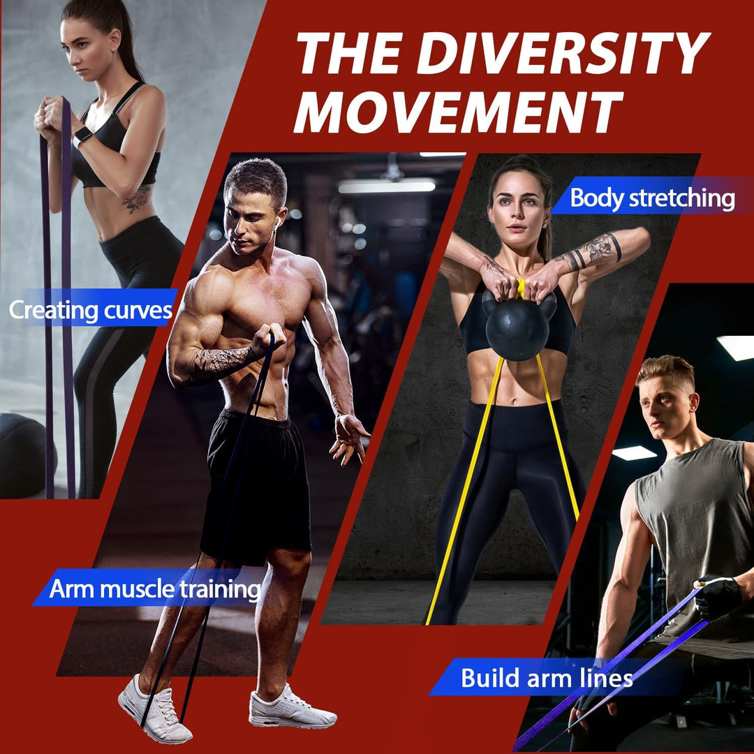 PowerBand Set – Weerstandsbanden voor Krachttraining Bowlift