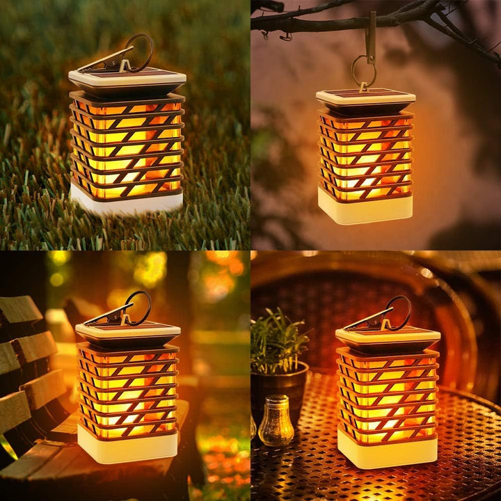 BowLift | Solar LED garden lantern with ribbed design – Decorative outdoor lighting for garden