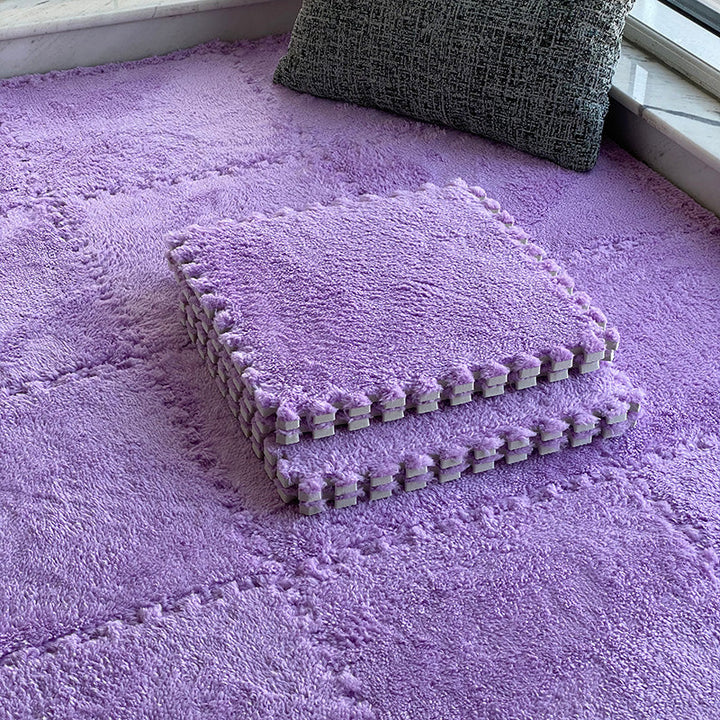 BowLift | Modern Carpet Tiles Level Loop Plug-in System Square Bedroom Carpet Tiles