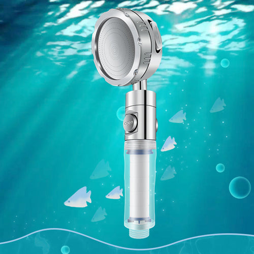 BowLift | Bathroom Shower Head Brass Round Filter Shower Head with Hose