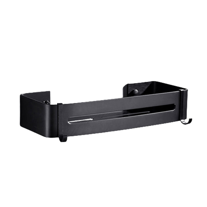 BowLift | Matt Black Modern Bathroom Accessories Set, Set of 3, Bathroom Shelf
