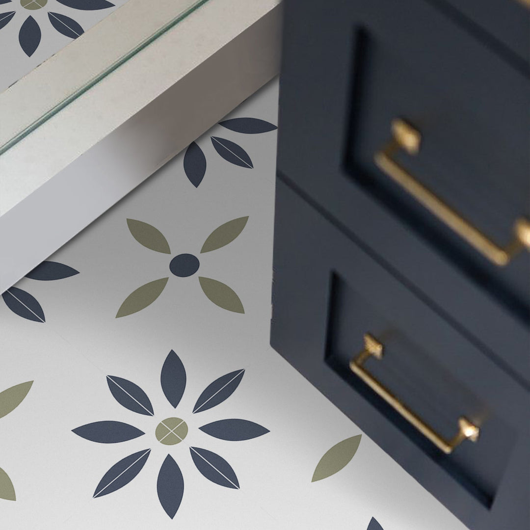 BowLift | Square Peel & Stick Tile with Pattern Waterproof Tile for Home