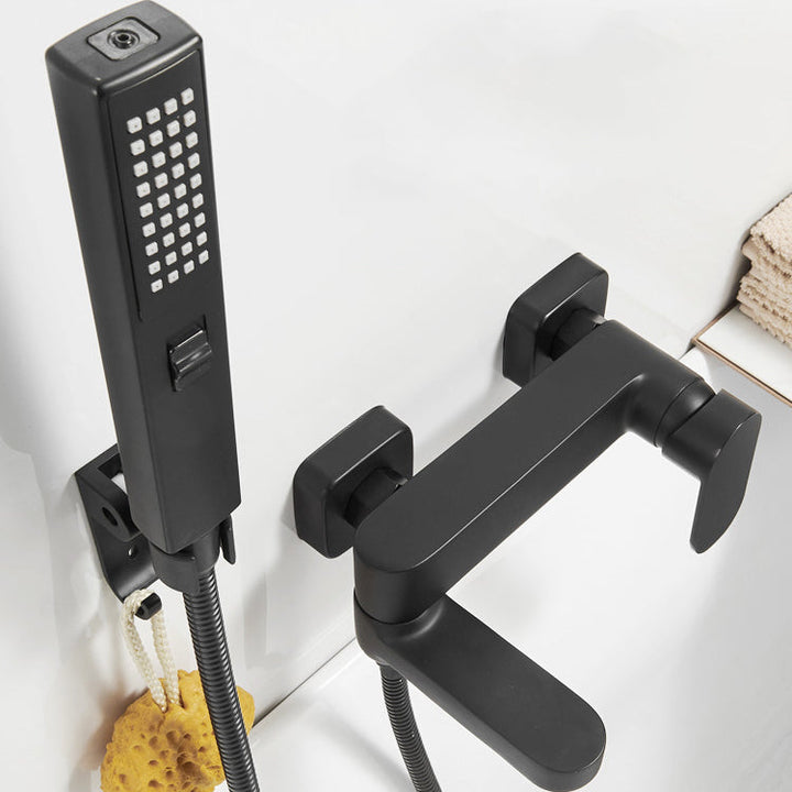 BowLift | Modern Wall-Mounted Bathtub Faucet Trim Metal Single-Lever Bathtub Faucet Trim