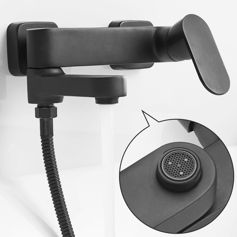 BowLift | Modern Wall-Mounted Bathtub Faucet Trim Metal Single-Lever Bathtub Faucet Trim