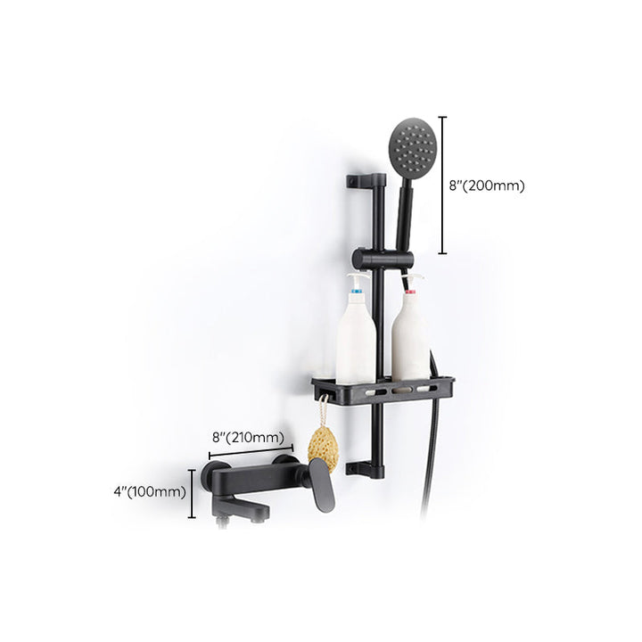 BowLift | Modern Wall-Mounted Bathtub Faucet Trim Metal Single-Lever Bathtub Faucet Trim