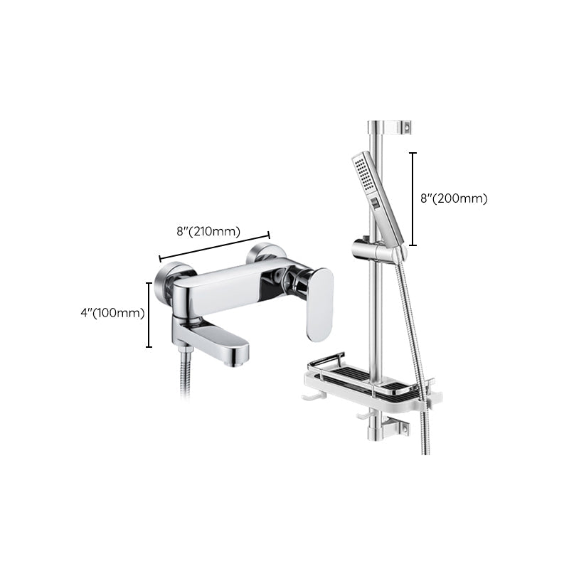 BowLift | Modern Wall-Mounted Bathtub Faucet Trim Metal Single-Lever Bathtub Faucet Trim