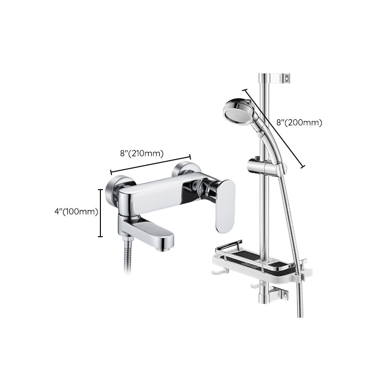 BowLift | Modern Wall-Mounted Bathtub Faucet Trim Metal Single-Lever Bathtub Faucet Trim