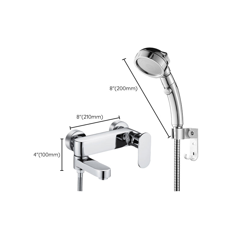 BowLift | Modern Wall-Mounted Bathtub Faucet Trim Metal Single-Lever Bathtub Faucet Trim